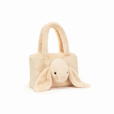 Jellycat Smudge Rabbit Tote Bag New Zealand | YQBME2731